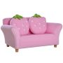 Lasten sohva Homcom 90x53x48cm, vaaleanpunainen