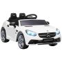 Lasten sähkökäyttöinen auto Aiyaplay 107x62,5x44cm, valkoinen/musta