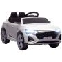 Lasten sähköauto Aiyaplay 98x49,5x43cm, valkoinen/musta