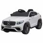 Lasten sähköauto Homcom 115x70x55cm, valkoinen/musta