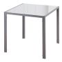 Обеденный стол Homcom 75x75x75см, серого цвета