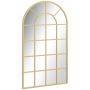 Зеркало Homcom 110x65x2,5 см, золотистого цвета.