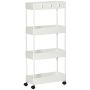 Кухонная тележка Homcom 40x19x90см, белого цвета