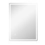 Kylpyhuoneen peili LED-valolla Homcom 60x80x4cm, hopeanvärinen