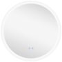 Kylpyhuoneen peili LED-valaistuksella Kleankin 70x70x3cm, valkoinen