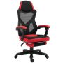 Игровое кресло Vinsetto 58x63x122см, черно-красное