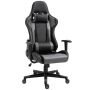 Игровое кресло Vinsetto 67,5x74x136см, черно-серое