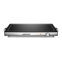 Electric barbecue 56x36x6.5cm., black/silver color