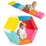 Set of 6 building blocks, assorted colors