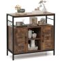 Kitchen cabinet 84x35x80cm., brown/black