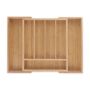 Cutlery tray 5.5x31.5x37cm., light brown