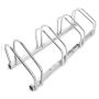 Bicycle rack for 4 bikes 26x100x32cm., silver color