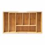 Cutlery tray 5x37x28cm., light brown