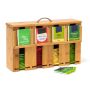 Tea bag organizer 22x33.5x10cm., light brown