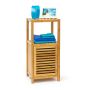 Bathroom shelf 80x36.5x33cm., light brown