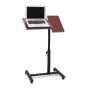 Laptop table 60x40.5cm, brown/black
