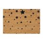 Doormat "Stars" 60x40 cm., light brown/black