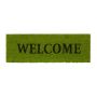 Doormat "Welcome" 75x25 cm., green
