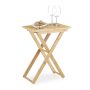 Folding table 52x40x31cm., light brown