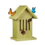 Set of 2 butterfly hotels 25.5x18.5x12cm., green