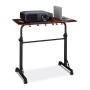 Laptop table 100x50cm., light brown/black