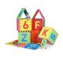 Playmat "Delionė" 179x179cm., blue/green/yellow/pink/red/orange colors