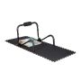 Set of 24 protective floor mats 1x30x30cm., black