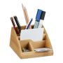 Writing instrument organizer 8.7x12.7x15.5 cm., light brown