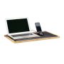 Laptop table 2x60x40cm., light brown/black