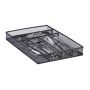 Cutlery tray 5x29x41cm., black