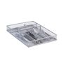 Cutlery tray 5.2x29x41cm., silver color