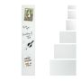 Glass, magnetic board 15x80 cm., white