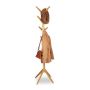 Clothes rack 179x40.5x40.5cm., light brown