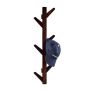 Wall hanger 78x22x7cm., dark brown