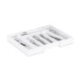 Cutlery tray 5.5x31.5x37cm., white