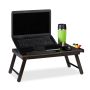 Laptop table 24x60x35cm., dark brown