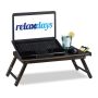 Laptop table 24x60x35cm., dark brown