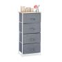 Living room shelf 95x45x30cm., gray/white