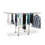 Clothes dryer 111x185.5x53cm., silver/black/dark blue
