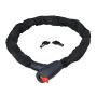 Bicycle lock with key 100cm., black