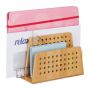 Document stand 13.5x15.5x8 cm., light brown