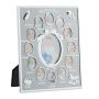 Collage of 13 photos 29x24x0.85cm., gray/white/silver colors