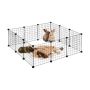 Rodent enclosure 37x110x110cm., black