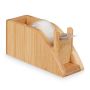 Adhesive tape dispenser 5.5x12x4.5cm., light brown
