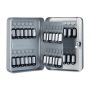 Wall-mounted lockable key box, gray