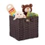 Foldable bag 31x32x30cm., brown