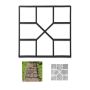 Concrete paving form 4x40x40cm., black color