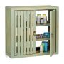 Wall-mounted bathroom cabinet 50x52x20cm., green