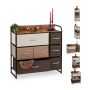 Living room cabinet 79x80x31.5cm., beige/brown/light brown color
