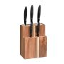 Knife stand 24x18x11.5cm., light brown